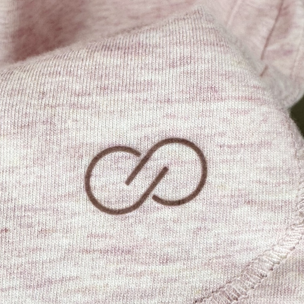 Calia by Carrie Underwood Pink Modal Blend Heathered Short Sleeve Tee Size S - Picture 4 of 8